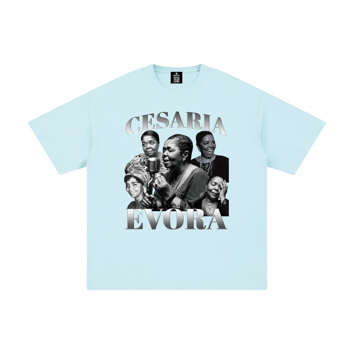 Vintage Cesaria Evora B&W T-Shirt