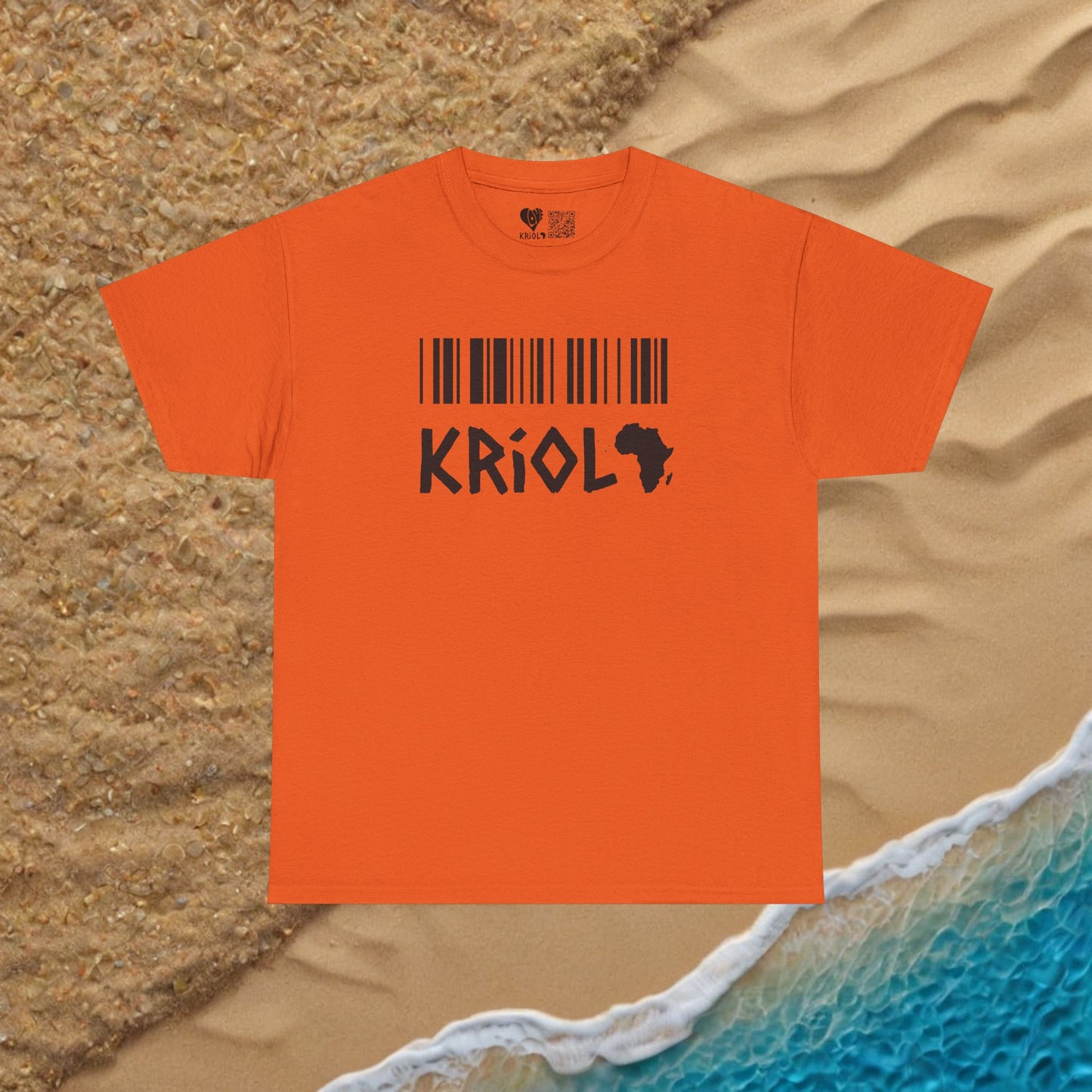 Love CV Barcode Kriol Africa T-shirt