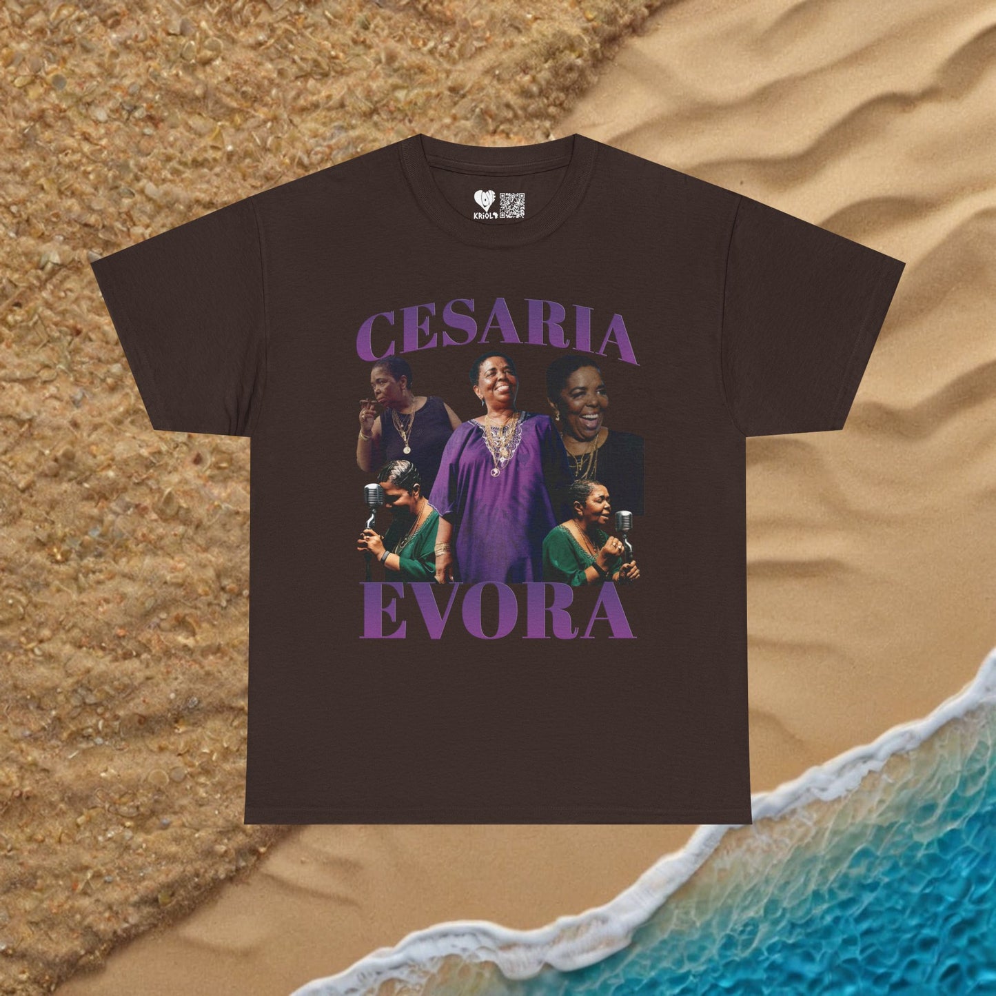 Vintage Cesaria Evora PP T-shirt