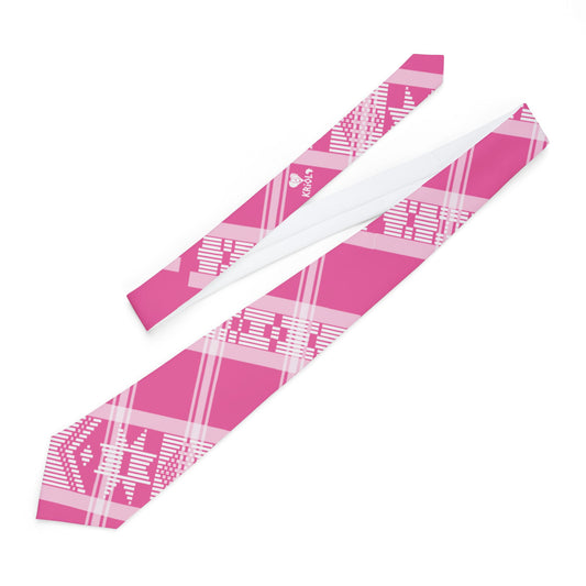 Rosa Pink Pano Di Terra Neck tie