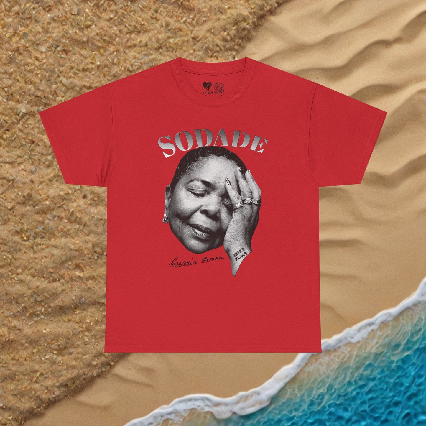 Sodade Cesaria Evora B&W T-shirt