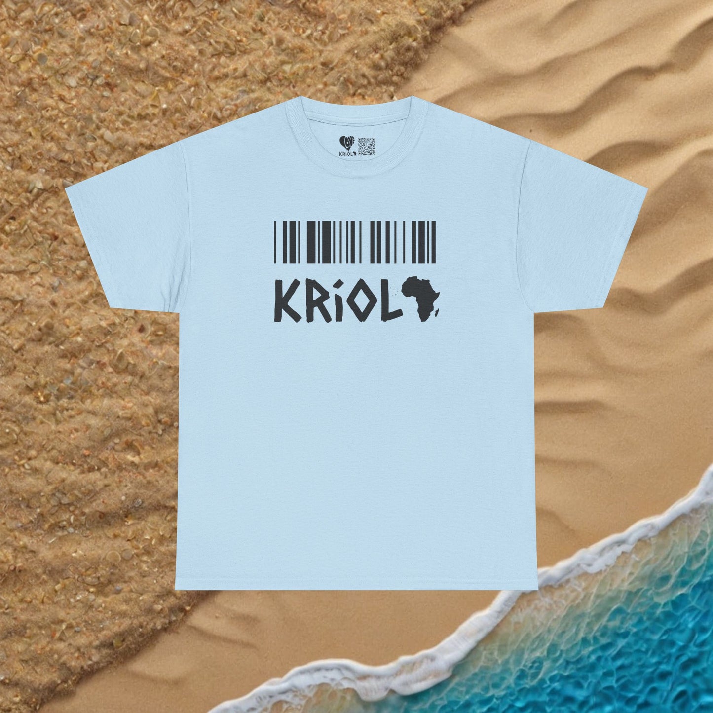 Love CV Barcode Kriol Africa T-shirt