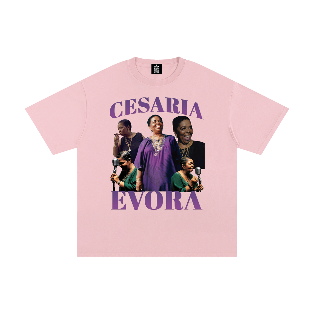 Vintage Cesaria Evora Purple T-Shirt