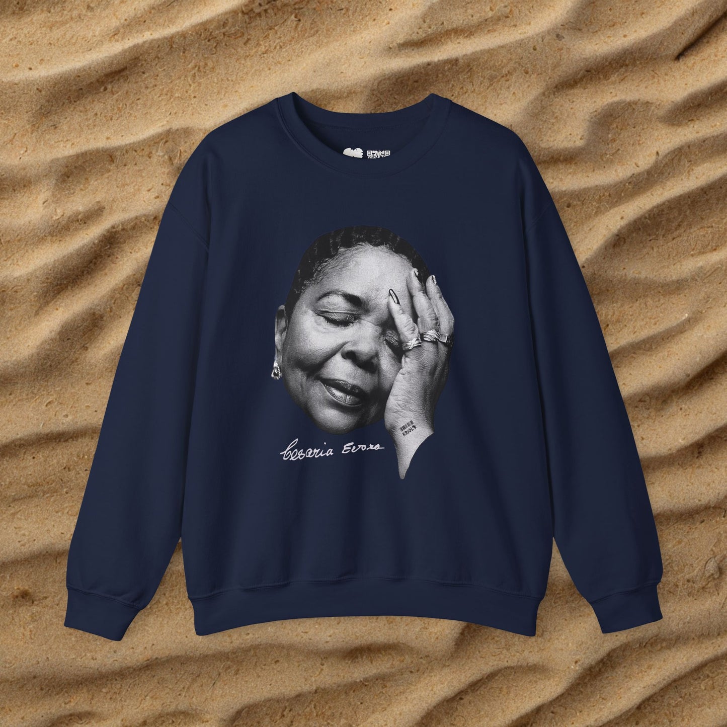 Vintage Cesaria Evora signature Sweater