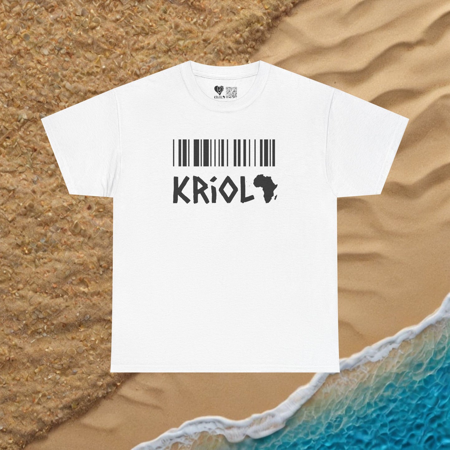 Love CV Barcode Kriol Africa T-shirt
