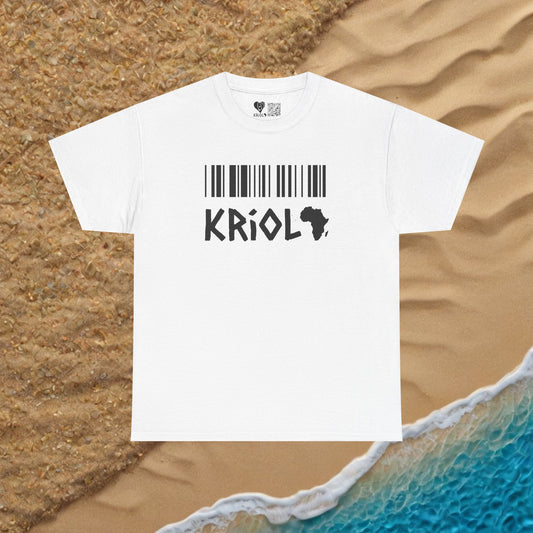 Love CV Barcode Kriol Africa T-shirt