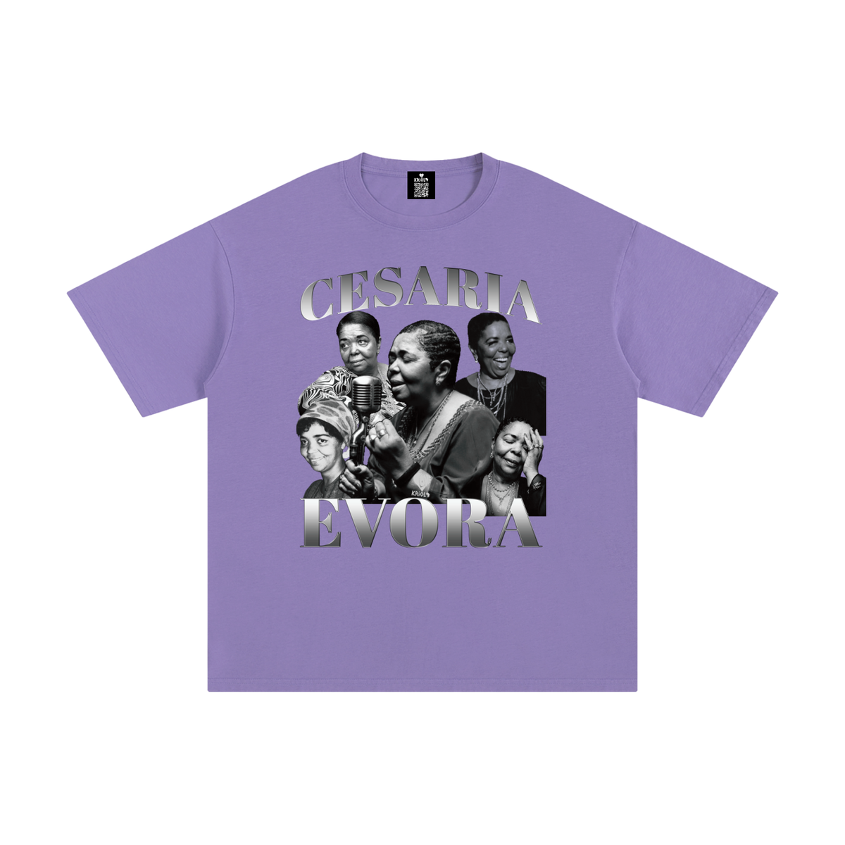 Vintage Cesaria Evora B&W T-Shirt