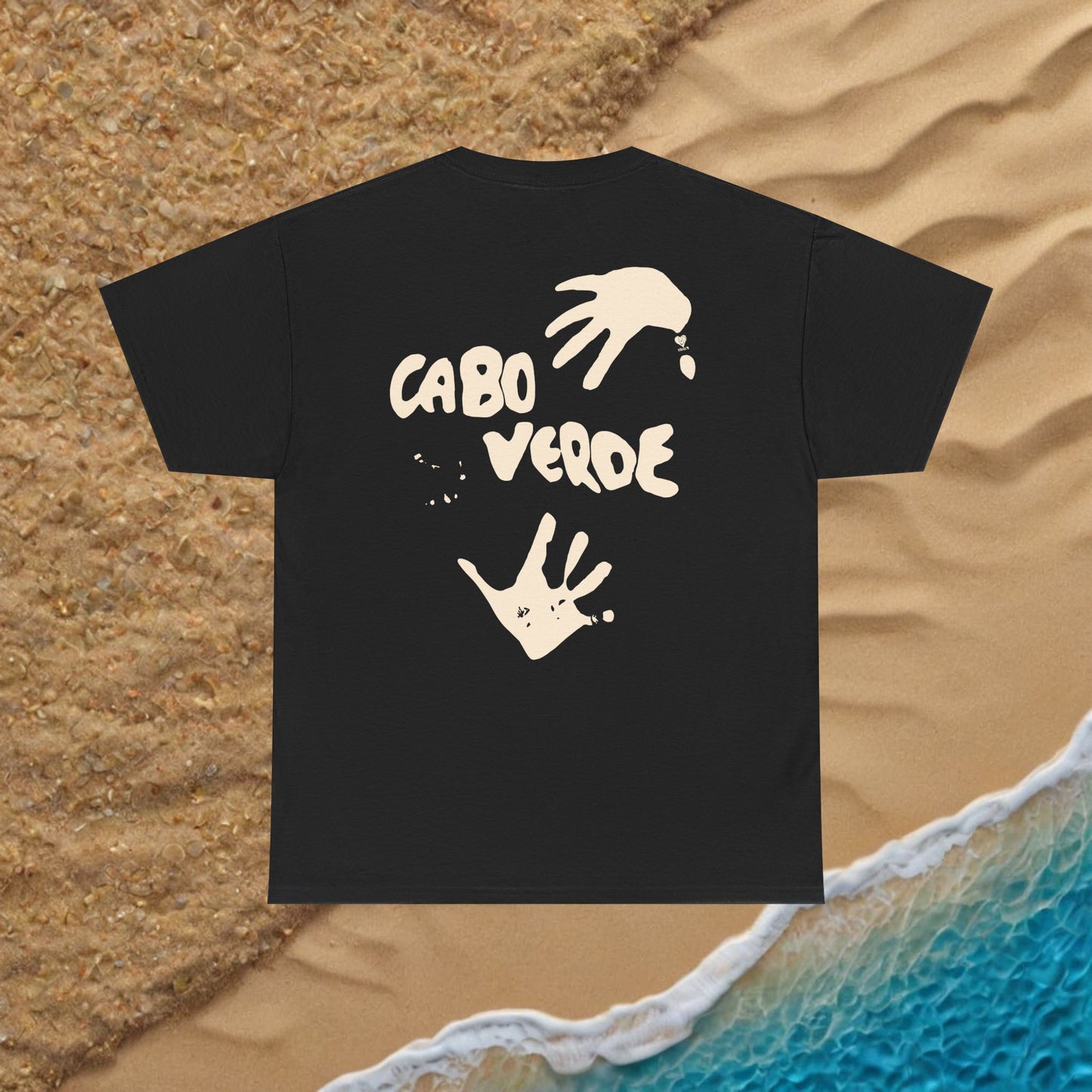 Cabo verde Terra mão de areia T-shirt