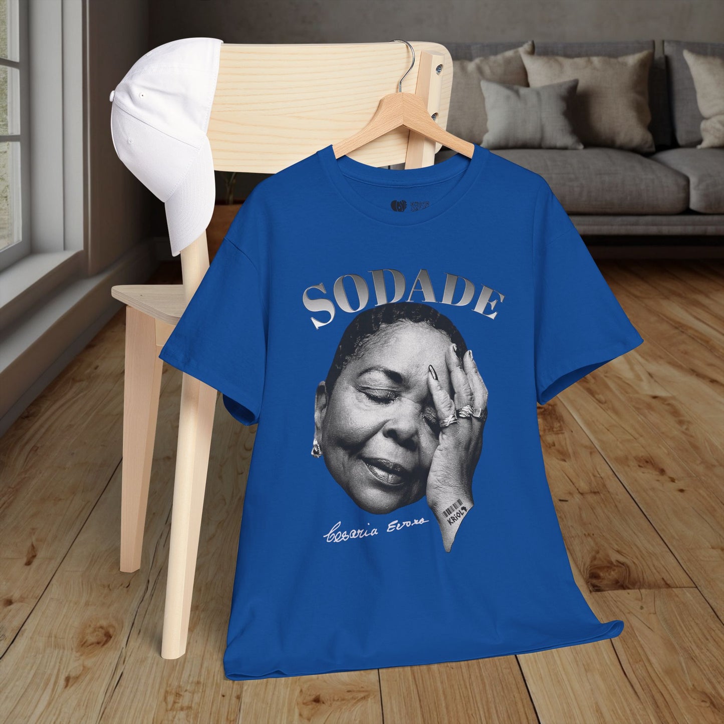 Sodade Cesaria Evora B&W T-shirt