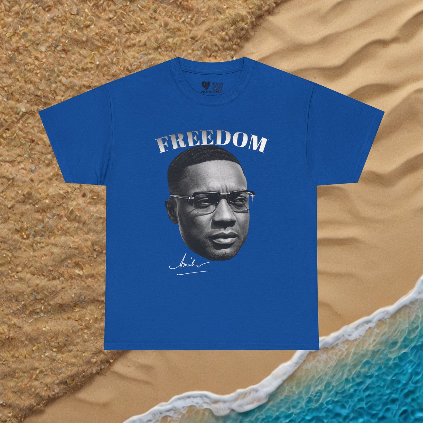 Freedom Amilcar Cabral B&W T-shirt