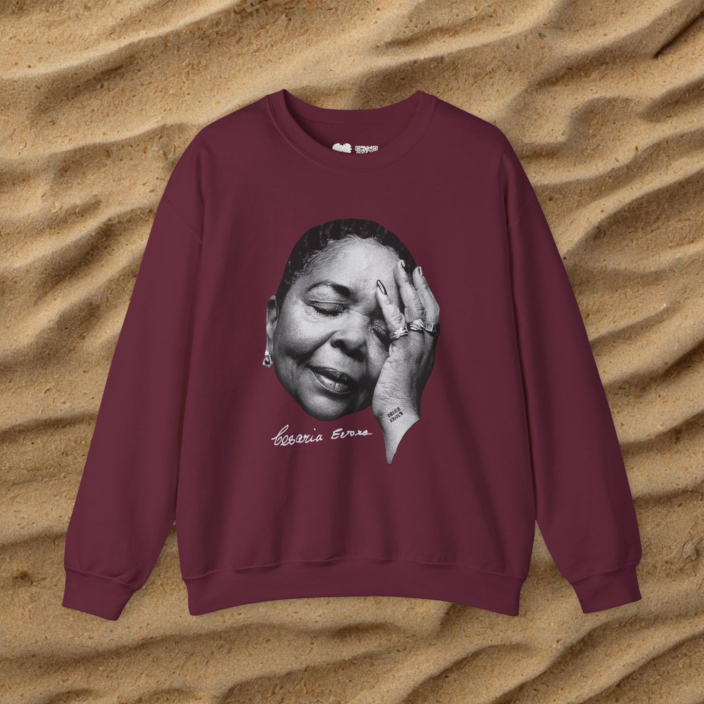 Vintage Cesaria Evora signature Sweater