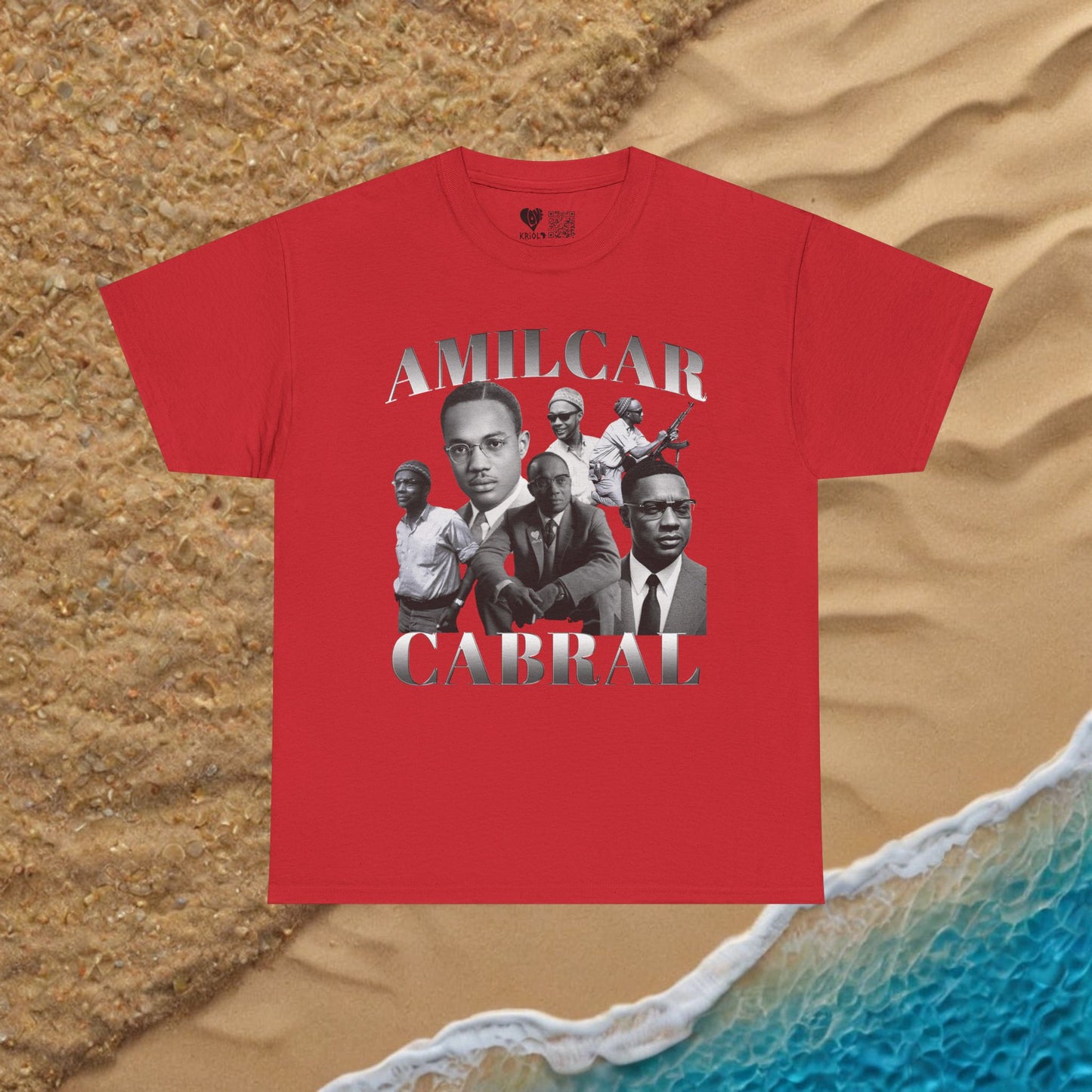 Vintage Amilcar Cabral B&W T-shirt