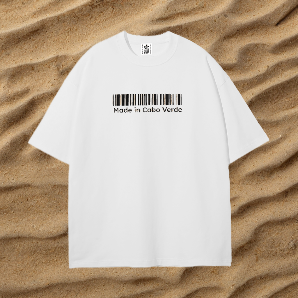 Made in Cabo Verde barcode T-Shirt