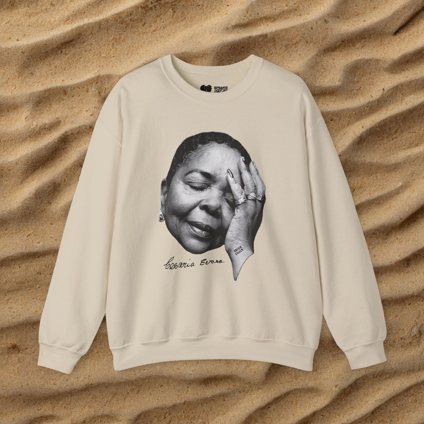 Vintage Cesaria Evora signature Sweater