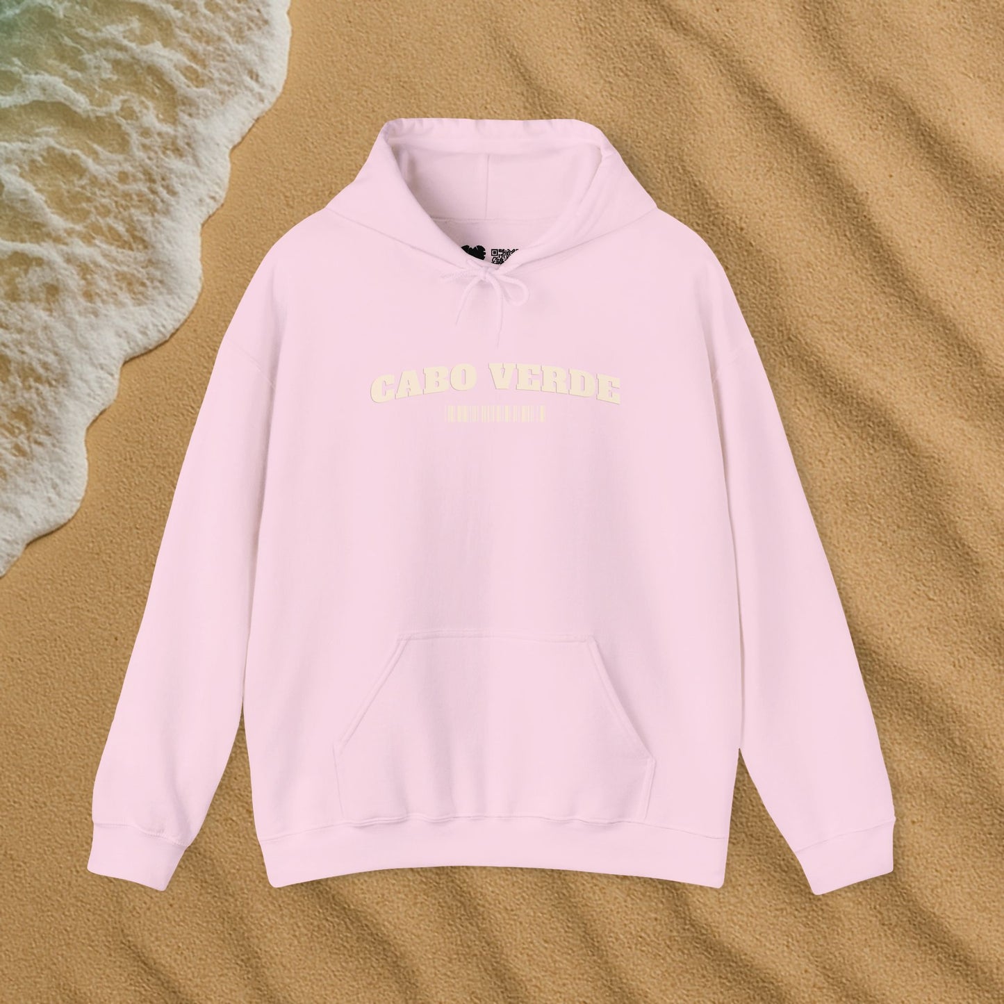 Cabo verde Terra com mão de areia hoodie
