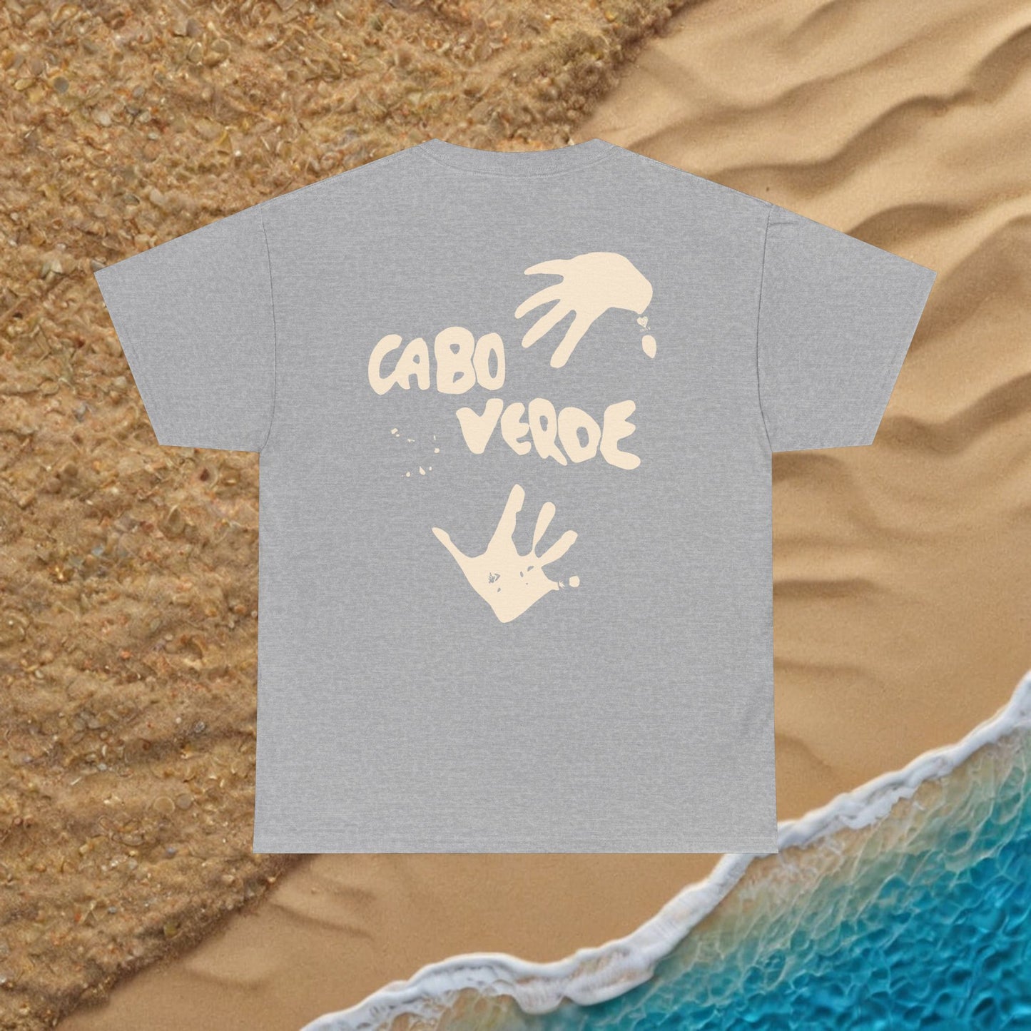Cabo verde Terra mão de areia T-shirt