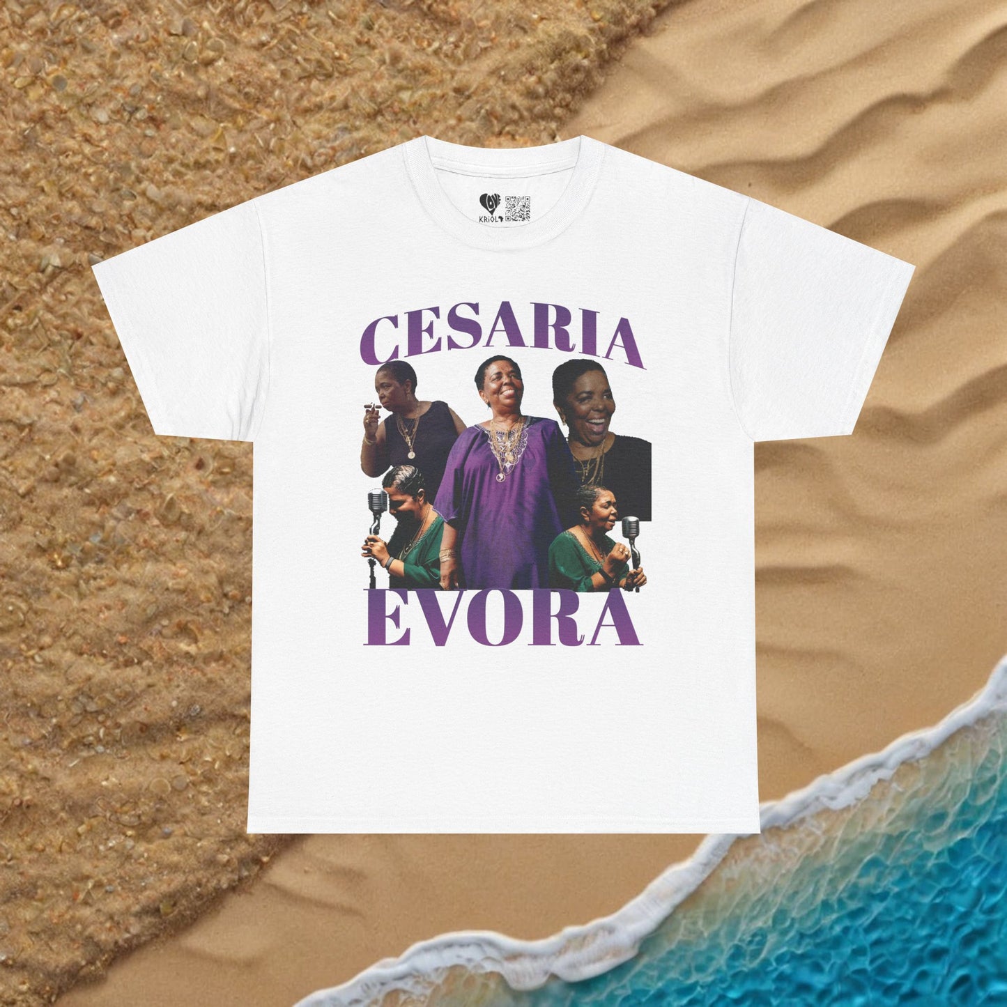 Vintage Cesaria Evora PP T-shirt