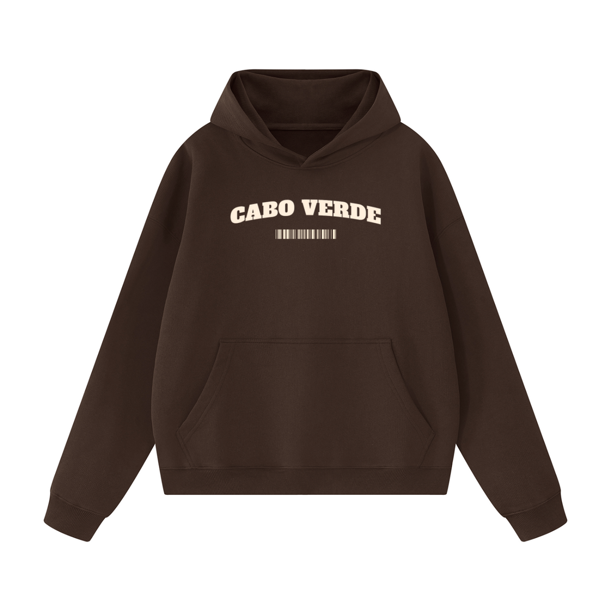 Cabo verde Terra com mão de areia Oversized Heavy Hoodie