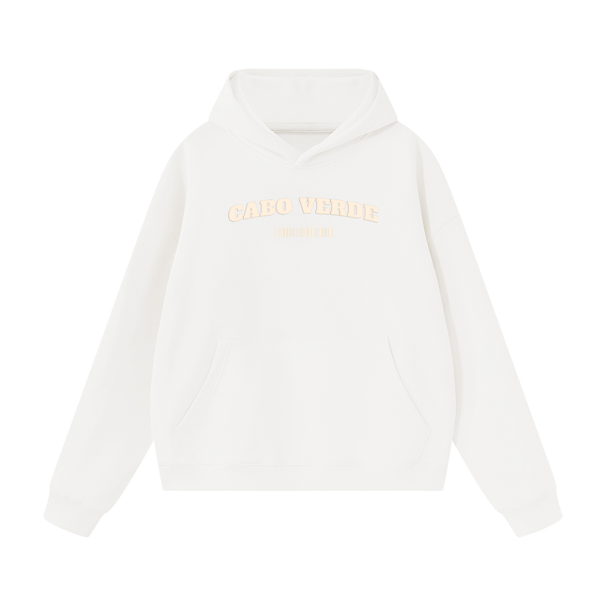 Cabo verde Terra com mão de areia Oversized Heavy Hoodie