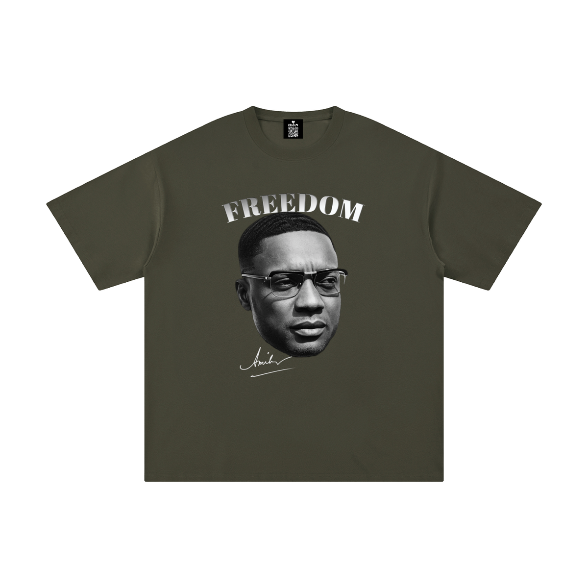 Freedom Amilcar Cabral B&W T-shirt