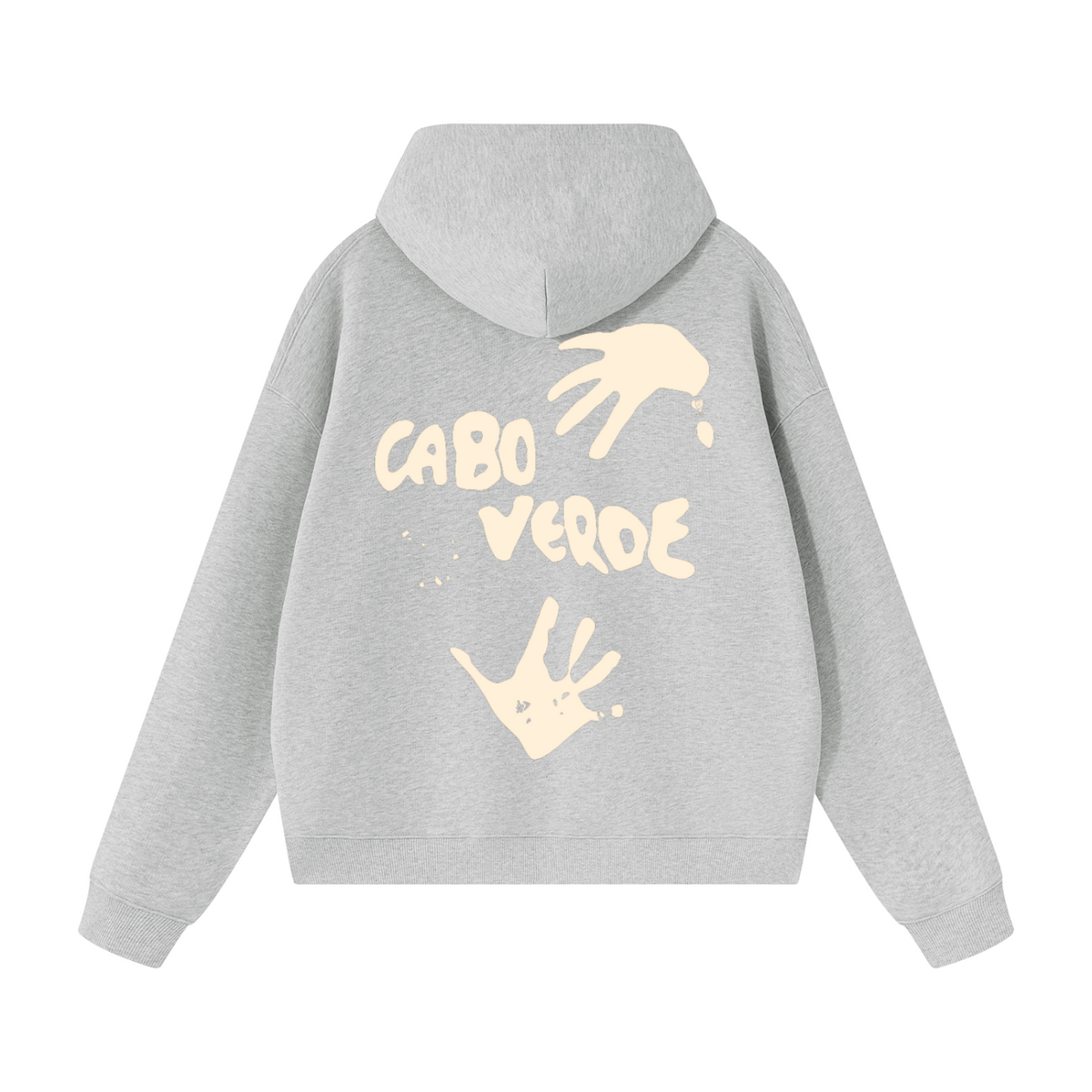 Cabo verde Terra com mão de areia Oversized Heavy Hoodie